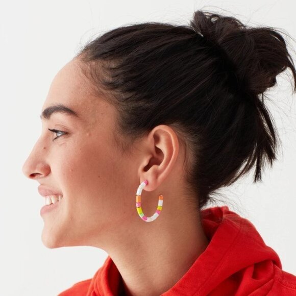 Roxanne Assoulin Shout Out Hoop Earrings - Picture 2 of 2